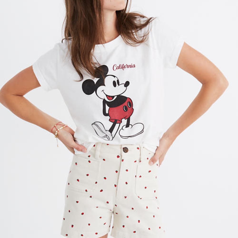 NWT Madewell Emmett Shorts in Fresh Strawberry!